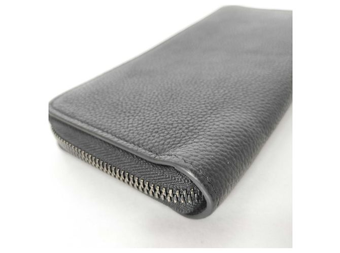 Louis Vuitton Long Wallet in Black Calf Leather - view 3