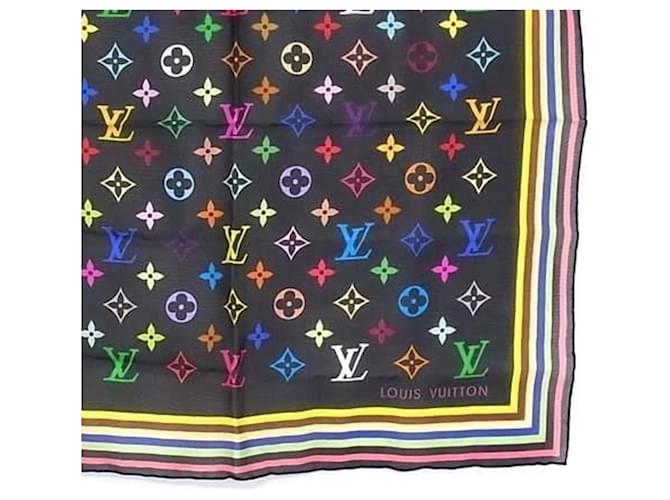 Fazzoletto Monogram Louis Vuitton Nero Multicolore - vista 3