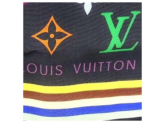 Fazzoletto Monogram Louis Vuitton Nero Multicolore - vista 4