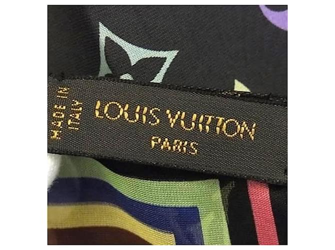 Fazzoletto Monogram Louis Vuitton Nero Multicolore - vista 5