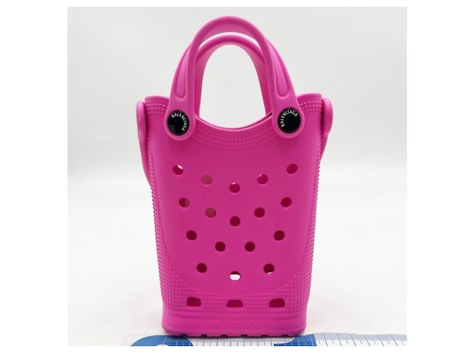 Borsa a tracolla in gomma rosa Balenciaga - vista 2