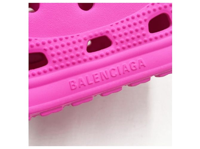 Borsa a tracolla in gomma rosa Balenciaga - vista 9
