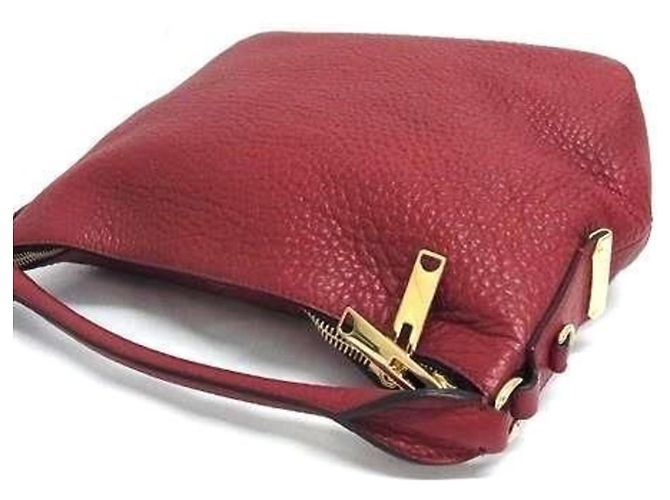 Borsa Hobo Burberry Redbury Rosso - vista 3
