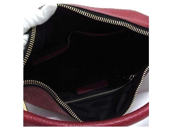 Borsa Hobo Burberry Redbury Rosso - vista 5