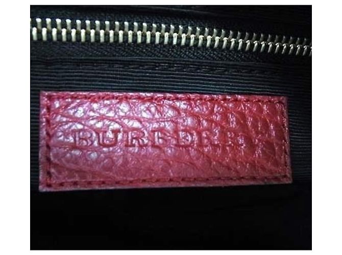 Borsa Hobo Burberry Redbury Rosso - vista 6