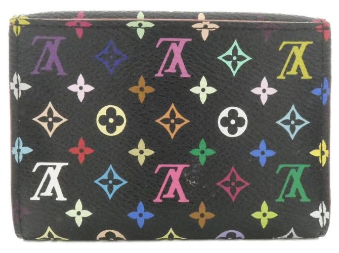Louis Vuitton Multicolor Enveloppe Visitenkartenetui Schwarz Rot - Ansicht 2