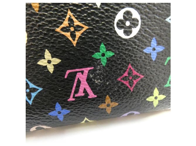 Louis Vuitton Multicolor Enveloppe Visitenkartenetui Schwarz Rot - Ansicht 4