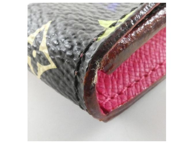 Louis Vuitton Multicolor Enveloppe Visitenkartenetui Schwarz Rot - Ansicht 5