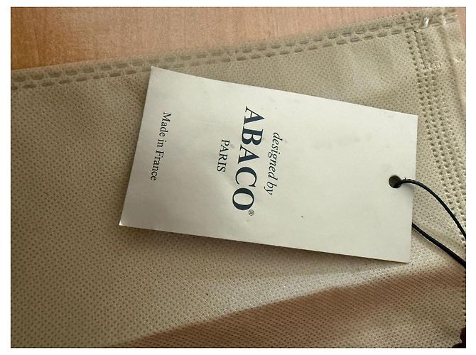 Borsa a mano Abaco Paris in pelle rossa Rosso - vista 4