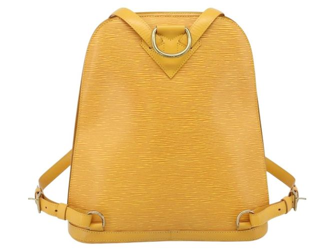 Louis Vuitton Gobelins Epi Leather Giallo - vista 2