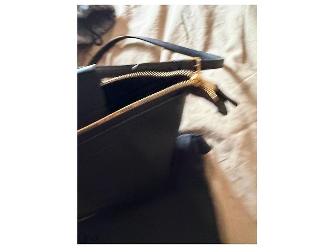 Céline Celine Nano Luggage Borsa in pelle nera Nero - vista 5