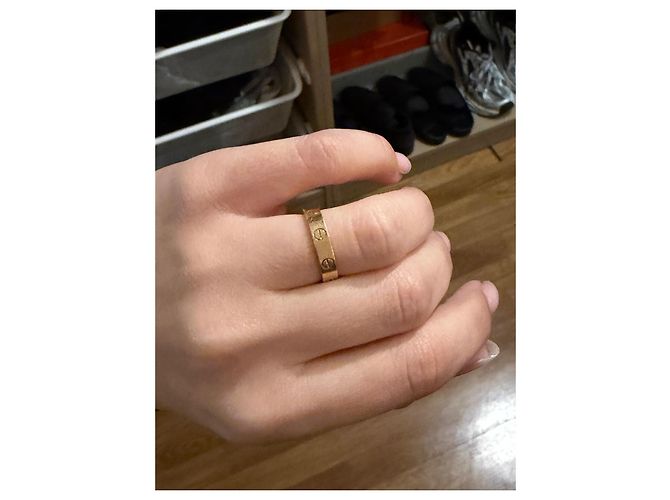 Anello Cartier Love in oro giallo D'oro - vista 3