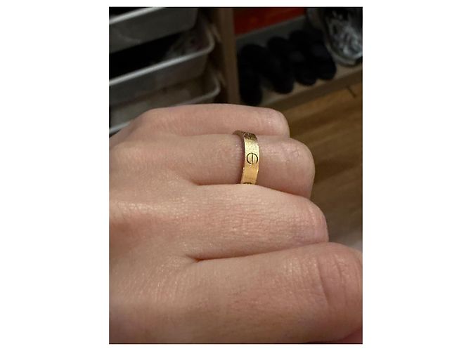 Anello Cartier Love in oro giallo D'oro - vista 4