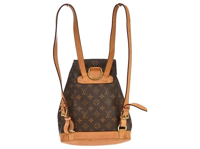 Louis Vuitton Vintage Montsouris Monogram Canvas MM Braun - Ansicht 2