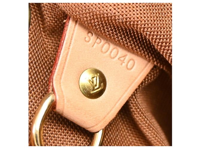 Louis Vuitton Vintage Montsouris Monogram Canvas MM Braun - Ansicht 5