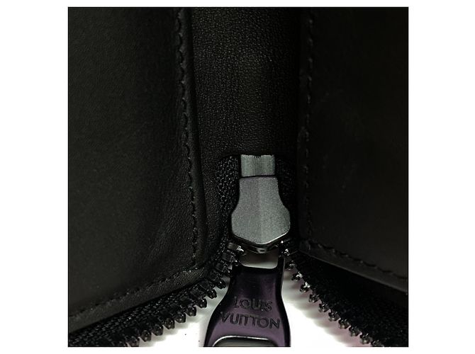 Cartera Zippy Monogram Louis Vuitton Negro Verde Púrpura - vista 11