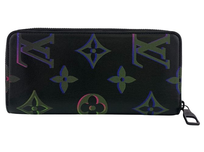 Cartera Zippy Monogram Louis Vuitton Negro Verde Púrpura - vista 2