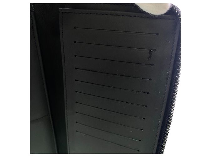 Cartera Zippy Monogram Louis Vuitton Negro Verde Púrpura - vista 6