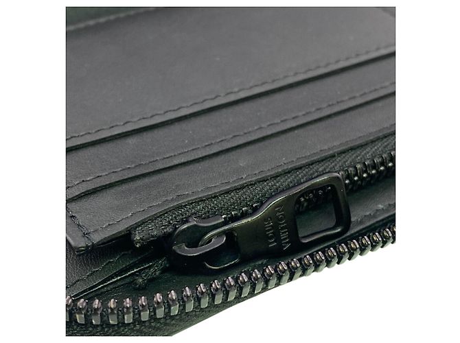 Cartera Zippy Monogram Louis Vuitton Negro Verde Púrpura - vista 8