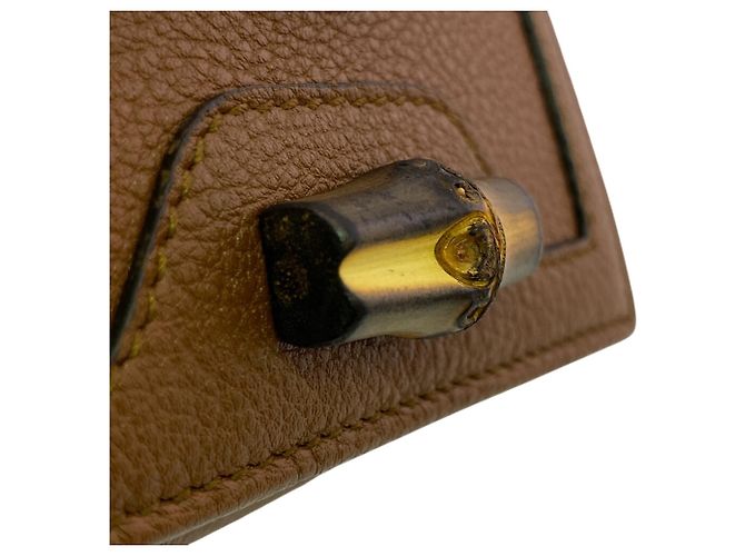 Gucci Bamboo Mini Wallet Brown - view 13