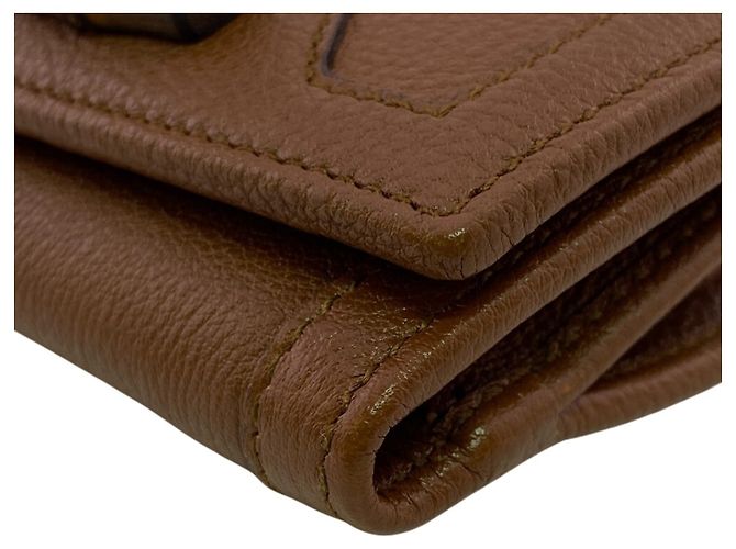 Gucci Bamboo Mini Wallet Brown - view 4