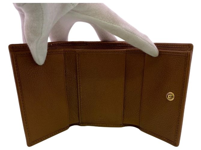 Gucci Bamboo Mini Wallet Brown - view 5