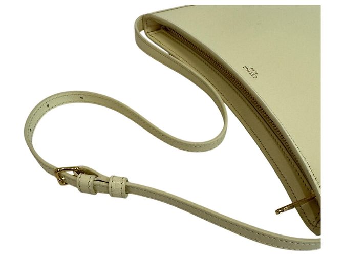 Céline Bolsa de ombro Celine Croc Bag Medium em amarelo - vista 7