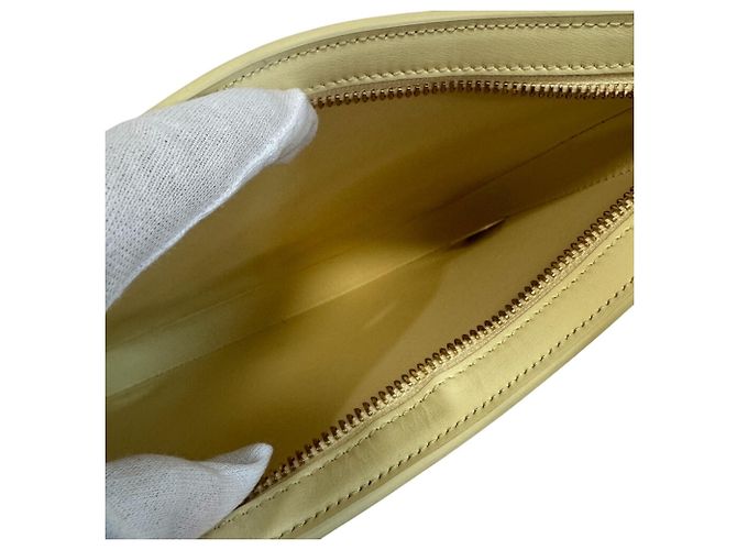 Céline Bolsa de ombro Celine Croc Bag Medium em amarelo - vista 8
