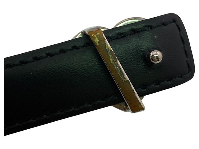 Bracciale charm in pelle Louis Vuitton Nero - vista 10