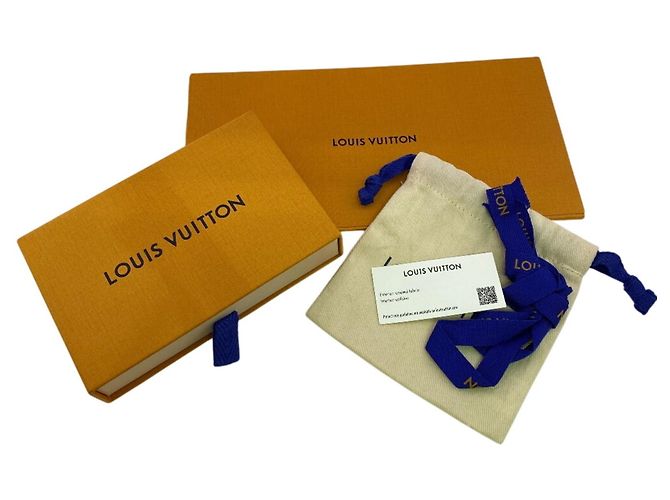 Bracciale charm in pelle Louis Vuitton Nero - vista 11