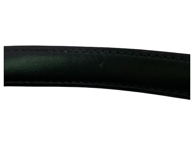 Bracciale charm in pelle Louis Vuitton Nero - vista 7