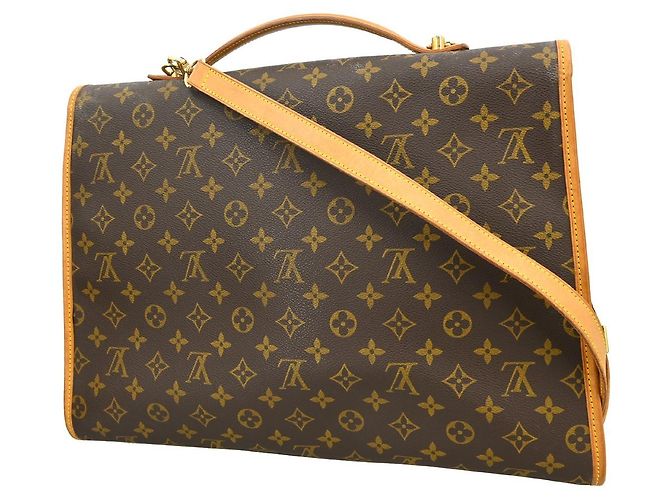 Louis Vuitton Beverly Briefcase Monogram Canvas GM Marrone - vista 2