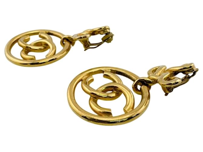 Orecchini a clip Chanel 2934 Coco Mark D'oro - vista 3