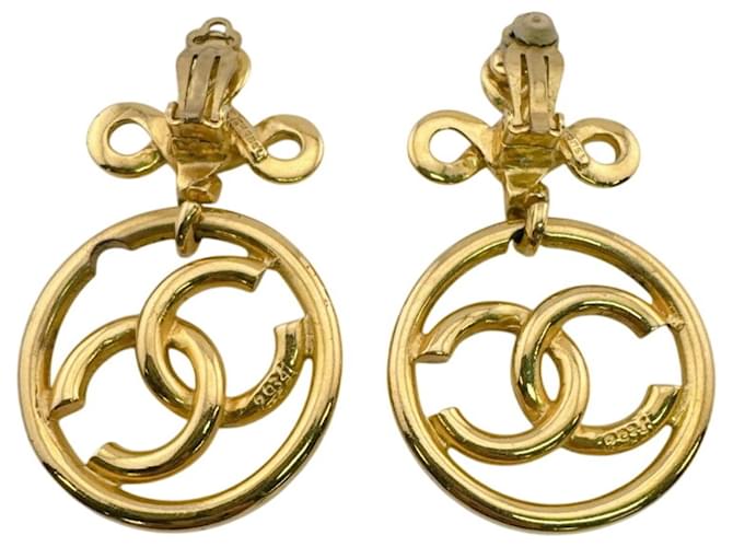 Orecchini a clip Chanel 2934 Coco Mark D'oro - vista 5