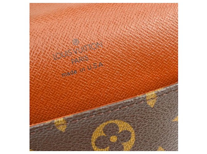 Borsa Musette Salsa Louis Vuitton in Canvas Monogram PM Marrone - vista 4