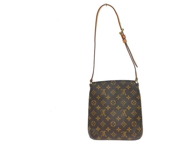 Borsa Musette Salsa Louis Vuitton in Tela Monogram PM Marrone - vista 2