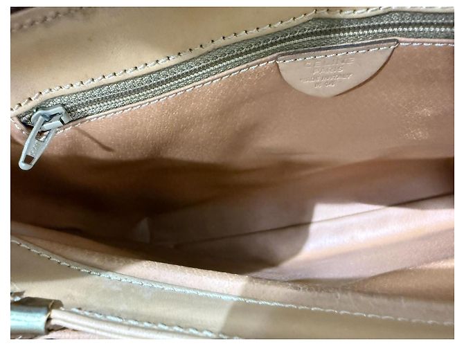 Céline Celine Macadam Logo Monogram Handtasche Braun Gold hardware - Ansicht 15