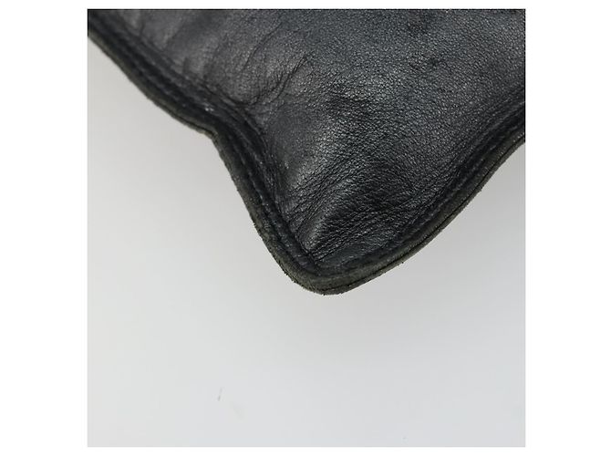 Borsa a Spalla CHANEL Pelle di Agnello Grigio Oro CC Auth bs35588 Marrone D'oro - vista 17