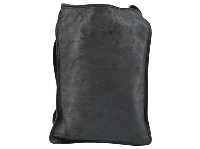 Borsa a Spalla CHANEL Pelle di Agnello Grigio Oro CC Auth bs35588 Marrone D'oro - vista 2