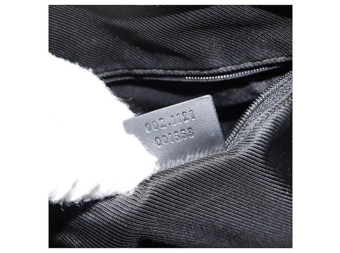 Borsa Tote GUCCI GG Canvas Nera 002 1121 Auth bs35575 Nero - vista 12
