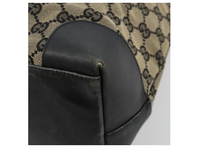 Borsa Tote GUCCI GG Canvas Nera 002 1121 Auth bs35575 Nero - vista 15