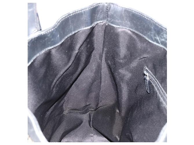 Borsa Tote GUCCI GG Canvas Nera 002 1121 Auth bs35575 Nero - vista 19