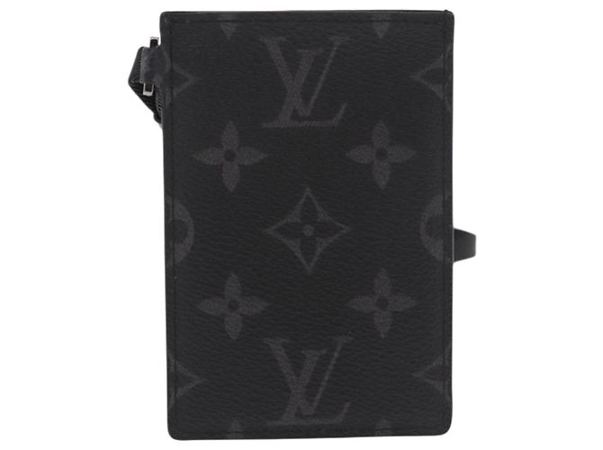 LOUIS VUITTON Tarjetero Monogram Eclipse M61690 LV Auth 184880A Monograma - vista 2