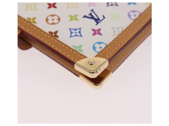 LOUIS VUITTON Agenda PM Monogram Multicolor Copertina Planner R21074 Auth 184784SAM Bianco - vista 16