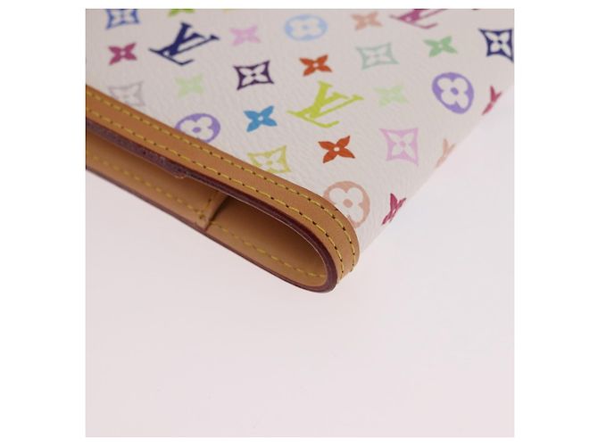 LOUIS VUITTON Agenda PM Monogram Multicolor Copertina Planner R21074 Auth 184784SAM Bianco - vista 17