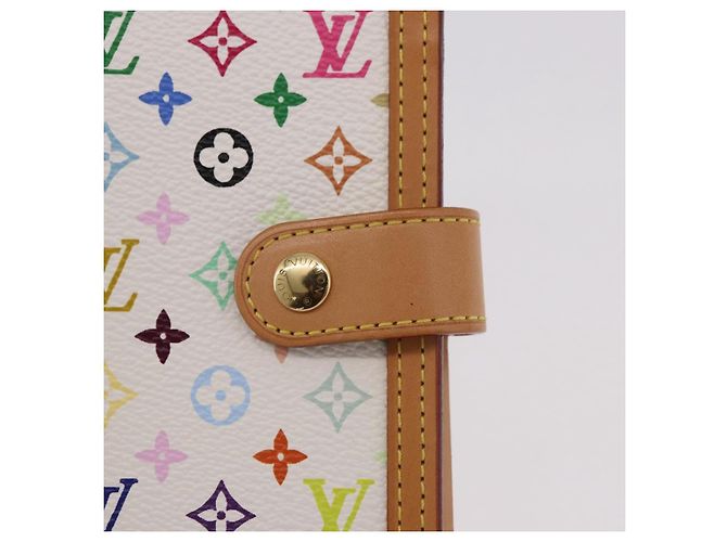 LOUIS VUITTON Agenda PM Monogram Multicolor Copertina Planner R21074 Auth 184784SAM Bianco - vista 18