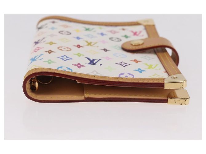 LOUIS VUITTON Agenda PM Monogram Multicolor Copertina Planner R21074 Auth 184784SAM Bianco - vista 6