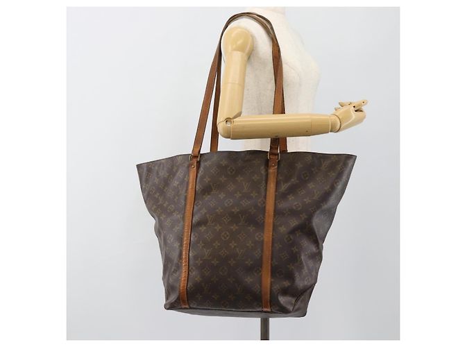 LOUIS VUITTON Monogram Sac Shopping GM Tote Bag M51110 LV Auth 185043 Monogramma - vista 22