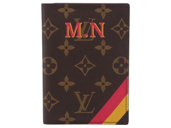 LOUIS VUITTON Monogram Couverture Passpole NM Porta passaporto LV Auth 184684 Monogramma - vista 13