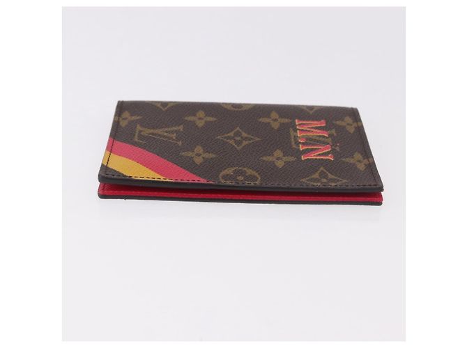 LOUIS VUITTON Monogram Couverture Passpole NM Porta passaporto LV Auth 184684 Monogramma - vista 3